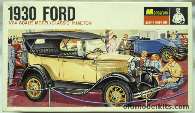 Monogram 1/24 1930 Ford Model A Phaeton Classic, PC116-150 plastic model kit